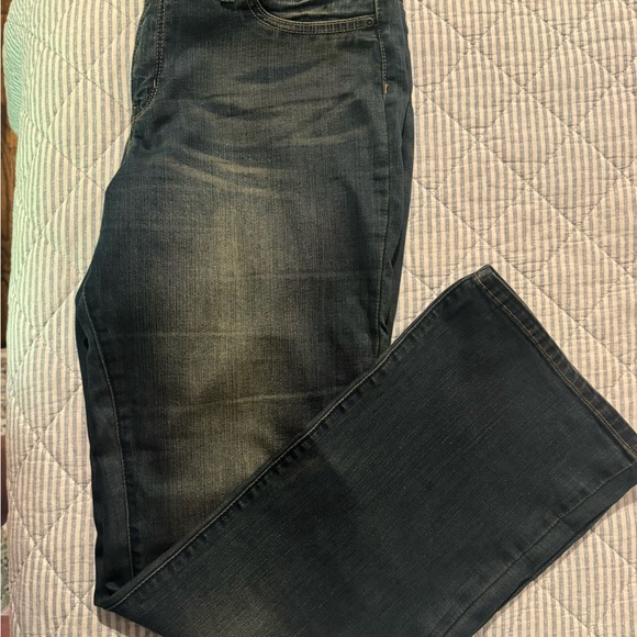 New York & Company Denim - New York & Company Dark Blue Bootcut Jeans